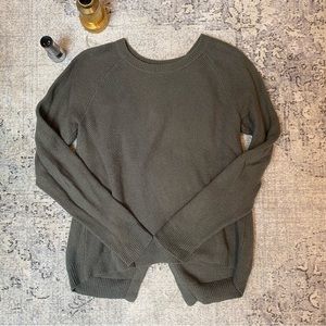 Madewell Open Back Sweater